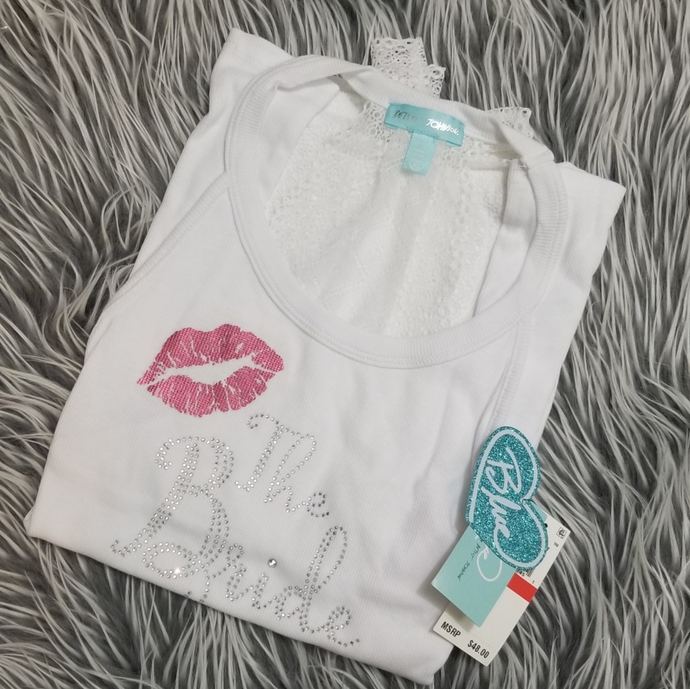 🍒NWT🍒 BETSEY JOHNSON BRIDAL PJ SET - Picture 6 of 7
